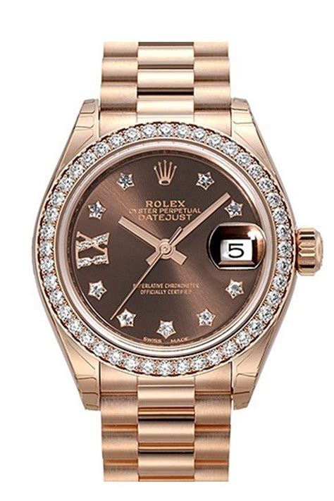 rolex women watch rose gold|rolex lady datejust rose gold.